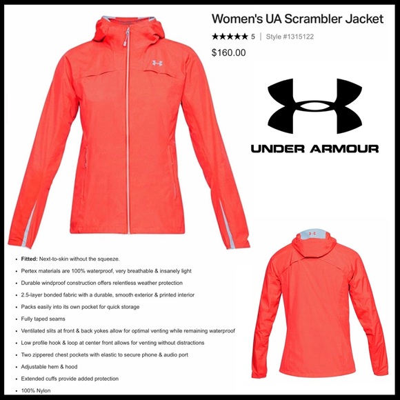 Under Armour Scrambler Pertex Shield Hiking Jacket - Picture 2 of 12
